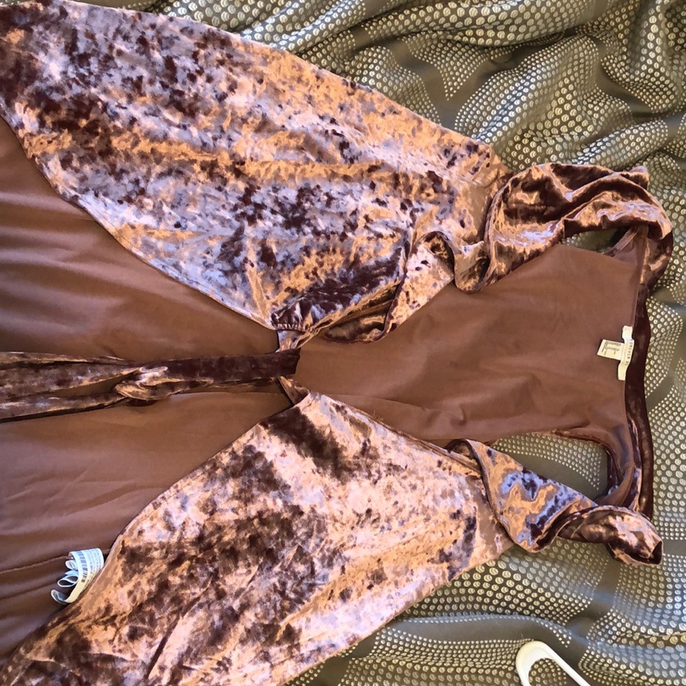 Suede dress